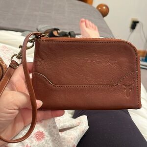 Frye Coin Purse Leather Wallet wristlet
